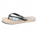 Men's Artistic Flip-Flops with Blue and Yellow Comic Print - Perfect for Casual Outings and Beach Days