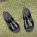 Men's Brown Crocodile Pattern Sandals with Adjustable Strap, Stylish Design for Casual, Outdoor and Summer Wear
