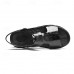 Men's Brown Crocodile Pattern Sandals with Adjustable Strap, Stylish Design for Casual, Outdoor and Summer Wear