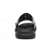 Men's Brown Crocodile Pattern Sandals with Adjustable Strap, Stylish Design for Casual, Outdoor and Summer Wear