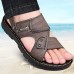 Men's Stylish Sandals with Buckle Closure and Durable Sole, Suitable for Summer Events and Daily Use
