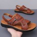 Men's Stylish Sandals with Buckle Closure and Durable Sole, Suitable for Summer Events and Daily Use