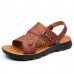 Men's Stylish Sandals with Buckle Closure and Durable Sole, Suitable for Summer Events and Daily Use