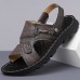 Men's Stylish Sandals with Buckle Closure and Durable Sole, Suitable for Summer Events and Daily Use