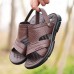 Men's Luxury Textured Faux Leather  Slide Sandals with Comfort Insole and Durable Grip Sole, Perfect for Stylish Casual Wear