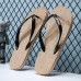 Youthful Black Flip-Flops with Cartoon Skull Print - Fun and Edgy Footwear for Concerts and Festive Casual Outings