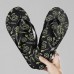 Youthful Black Flip-Flops with Cartoon Skull Print - Fun and Edgy Footwear for Concerts and Festive Casual Outings