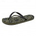 Youthful Black Flip-Flops with Cartoon Skull Print - Fun and Edgy Footwear for Concerts and Festive Casual Outings