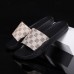 Men's Mule Sandals with Beige Floral Pattern - Elegant Slides for Casual Events and Social Gatherings