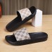 Men's Mule Sandals with Beige Floral Pattern - Elegant Slides for Casual Events and Social Gatherings