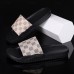 Men's Mule Sandals with Beige Floral Pattern - Elegant Slides for Casual Events and Social Gatherings