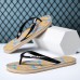 Men's Camouflage Flip-Flops with Durable Rubber Sole - Perfect for Outdoor and Beach Activities