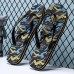 Men's Camouflage Flip-Flops with Durable Rubber Sole - Perfect for Outdoor and Beach Activities