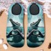 Unisex 3D Alligator Print Water Shoes Quick-Dry Barefoot Aqua Socks for Beach, Swimming, Surfing & Outdoor Activities