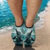 Unisex 3D Alligator Print Water Shoes Quick-Dry Barefoot Aqua Socks for Beach, Swimming, Surfing & Outdoor Activities