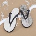 Men's Gothic Skull Flip Flops Comfortable Non-Slip Sandals with Graphic Print for Beach, Pool and Summer Outings
