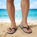 Men's Gothic Skull Flip Flops Comfortable Non-Slip Sandals with Graphic Print for Beach, Pool and Summer Outings