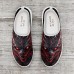Men's Slip-On Sneakers with Red Dragon Print Lightweight and Breathable Casual Shoes for Walking, Sports and Outdoor Activities