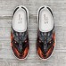 Men's Slip-On Sneakers with Red Dragon Print Lightweight and Breathable Casual Shoes for Walking, Sports and Outdoor Activities
