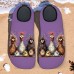 Men's Funny Beach Water Shoes - Cartoon Chicken Print, Quick-Dry Aqua Socks for Swimming, Surfing & Outdoor Activities