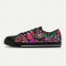 Men's Sneakers Print Shoes Plus Size Classic Casual Beach Outdoor Daily Canvas Comfortable Slip Resistant Lace-up Yellow Red Blue