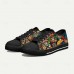 Men's Sneakers Print Shoes Plus Size Classic Casual Beach Outdoor Daily Canvas Comfortable Slip Resistant Lace-up Yellow Red Blue