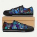 Men's Sneakers Print Shoes Plus Size Classic Casual Beach Outdoor Daily Canvas Comfortable Slip Resistant Lace-up Yellow Red Blue