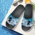 Unisex 3D Alligator Print Slide Sandals Comfortable Non-Slip Pool & Beach Slippers for Summer, Outdoor & Casual Wear