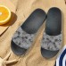 Unisex 3D Alligator Print Slide Sandals Comfortable Non-Slip Pool & Beach Slippers for Summer, Outdoor & Casual Wear