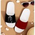 Men's Skull Print Slide Sandals Lightweight Non-Slip Beach Slippers for Casual Summer Wear, Poolside or Seaside Vacation