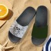 Men's Skull Print Slide Sandals Lightweight Non-Slip Beach Slippers for Casual Summer Wear, Poolside or Seaside Vacation