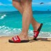 Men's Funny Slide Sandals - Bold "You Might Be Drunk" Print, Comfortable Non-Slip Pool & Beach Slippers, Casual Summer Footwear