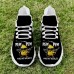 Men's Funny Graphic Print Flyknit Sneakers - Lightweight Breathable Casual Shoes for Running and Everyday Style