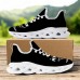 Men's Funny Graphic Print Flyknit Sneakers - Lightweight Breathable Casual Shoes for Running and Everyday Style