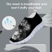 Men's Lion Print Flyknit Sneakers - Lightweight Breathable Athletic Shoes for Running, Gym and Everyday Casual Wear