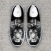 Men's Lion Print Flyknit Sneakers - Lightweight Breathable Athletic Shoes for Running, Gym and Everyday Casual Wear