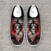 Men's Lion Print Flyknit Sneakers - Lightweight Breathable Athletic Shoes for Running, Gym and Everyday Casual Wear