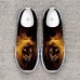 Men's Lion Print Flyknit Sneakers - Lightweight Breathable Athletic Shoes for Running, Gym and Everyday Casual Wear