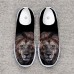 Men's Lion Print Flyknit Sneakers - Lightweight Breathable Athletic Shoes for Running, Gym and Everyday Casual Wear