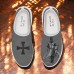 Men's Crusader Slip-On Sneakers Medieval Knight Cross Printed Lightweight Casual Shoes for Easter & Daily Wear