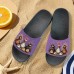 Women's Funny Chicken Print Slide Sandals Comfortable Casual Slides for Summer & Beachwear