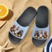 Women's Funny Chicken Print Slide Sandals Comfortable Casual Slides for Summer & Beachwear
