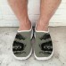 Men's Sneakers Loafers & Slip-Ons Print Shoes Light Soles Flyknit Shoes Walking Sporty Casual Outdoor Daily Vacation Mesh Breathable Comfortable Loafer White Army Green Blue