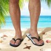 Men鈥檚 Sea Turtle Printed Flip Flops Beach Inspired & Comfortable Style for Beach Outings, Surfing & Tropical Vacations