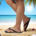 Men鈥檚 Sea Turtle Printed Flip Flops Beach Inspired & Comfortable Style for Beach Outings, Surfing & Tropical Vacations