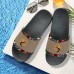 Men's Ethnic Print Non-Slip Pool Slides Lightweight Summer Slippers with Tribal Kokopelli Design for Beach and Poolside