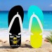Men鈥檚 Duck Printed Flip Flops Fun & Casual Style for Beach Walks, Outdoor Summer Parties & Poolside Lounging