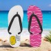 Men鈥檚 Duck Printed Flip Flops Fun & Casual Style for Beach Walks, Outdoor Summer Parties & Poolside Lounging