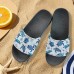 Men鈥檚 Sea Turtle Printed Slide Sandals Trendy & Practical Style for Men in Beach Holidays, Water Park Visits & Coastal Walks