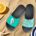 Men鈥檚 Sea Turtle Printed Slide Sandals Trendy & Practical Style for Men in Beach Holidays, Water Park Visits & Coastal Walks